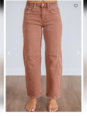 Flying monkey high rise barrel pant